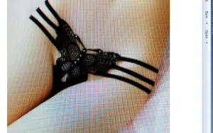 Butterfly Diamond Transparent Panties-One Size Fits Most