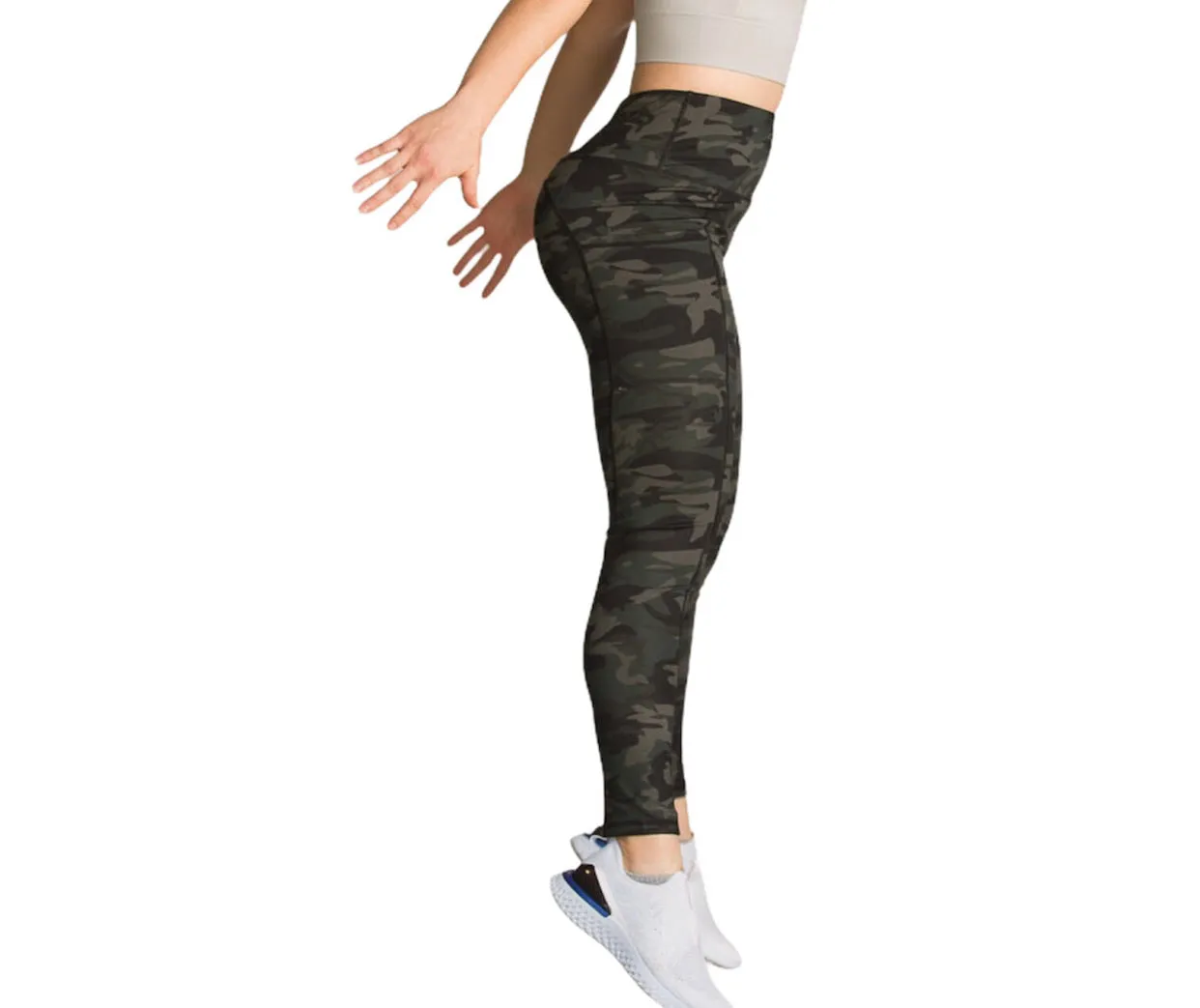 Camo High-Waisted Workout Leggings