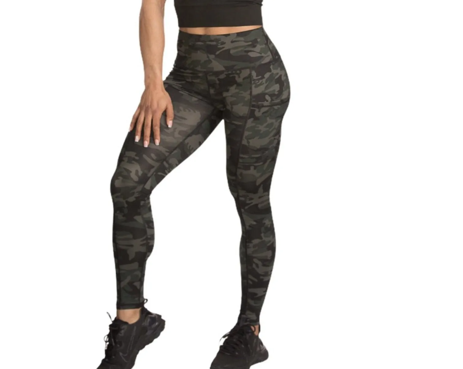 Camo High-Waisted Workout Leggings