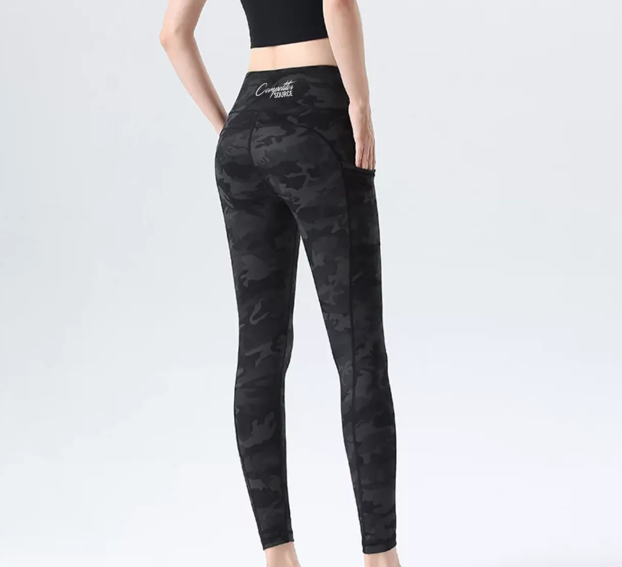 Camo High-Waisted Workout Leggings