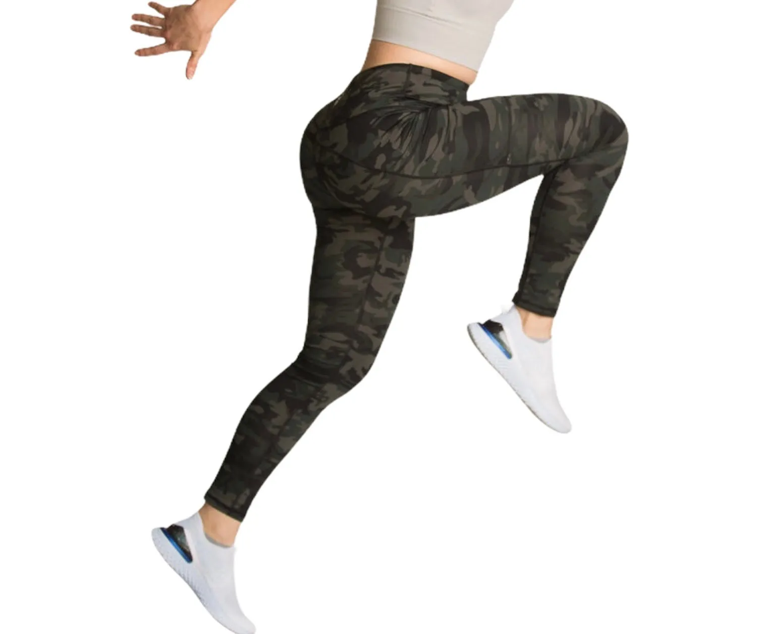 Camo High-Waisted Workout Leggings