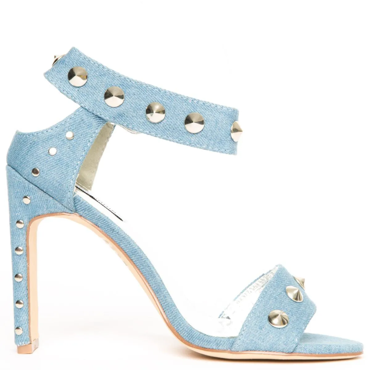 Cape Robbin Jen-17 Denim High Heels Denim