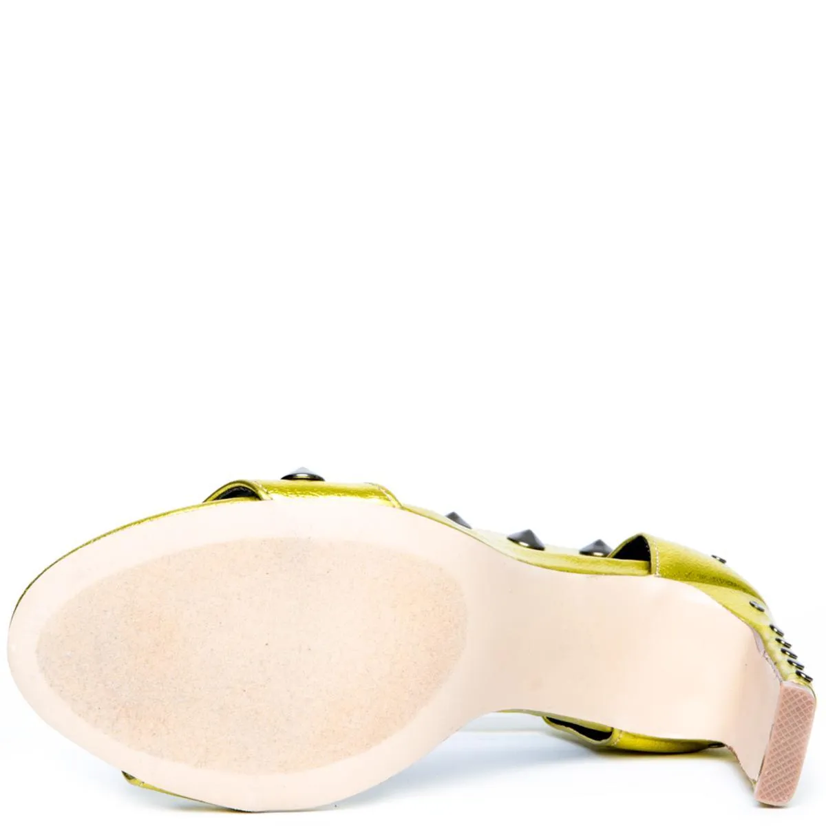 Cape Robbin Jen-17 Gold High Heels Gold