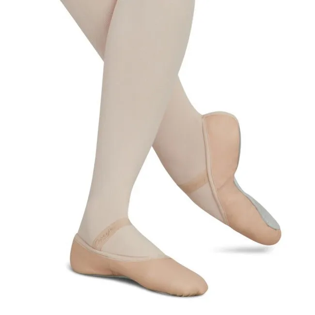 Capezio Daisy Pink Leather Full Sole Ballet Shoes