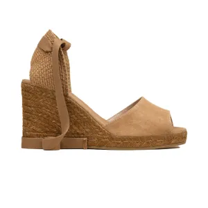CAPUA Camel wedges espadrilles