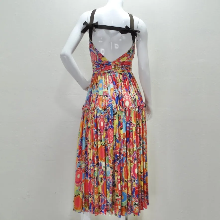 Chanel Spring 2008 CC Silk Halter Dress