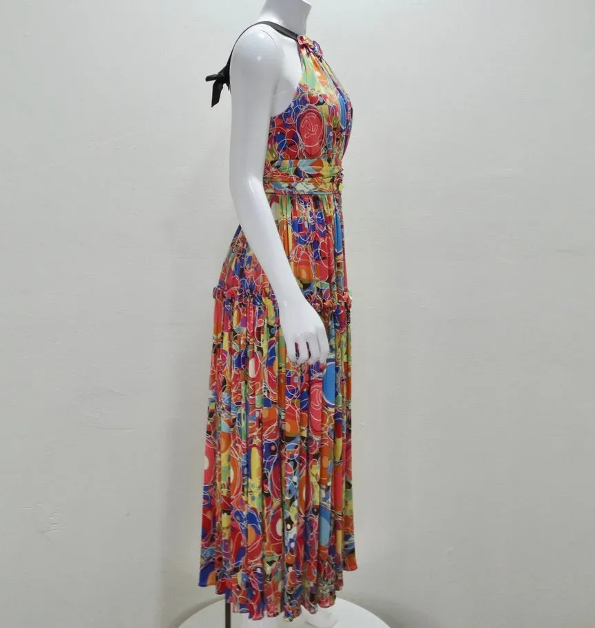 Chanel Spring 2008 CC Silk Halter Dress