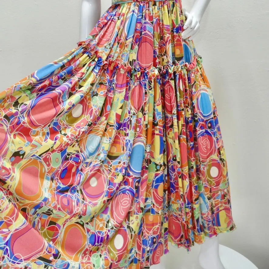 Chanel Spring 2008 CC Silk Halter Dress