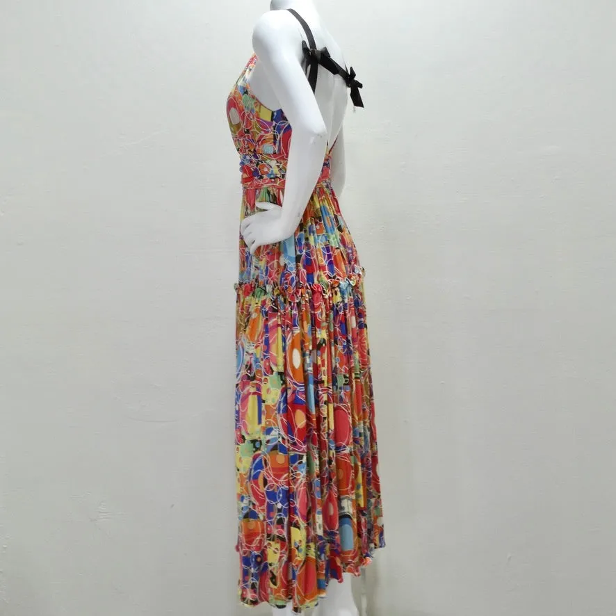 Chanel Spring 2008 CC Silk Halter Dress