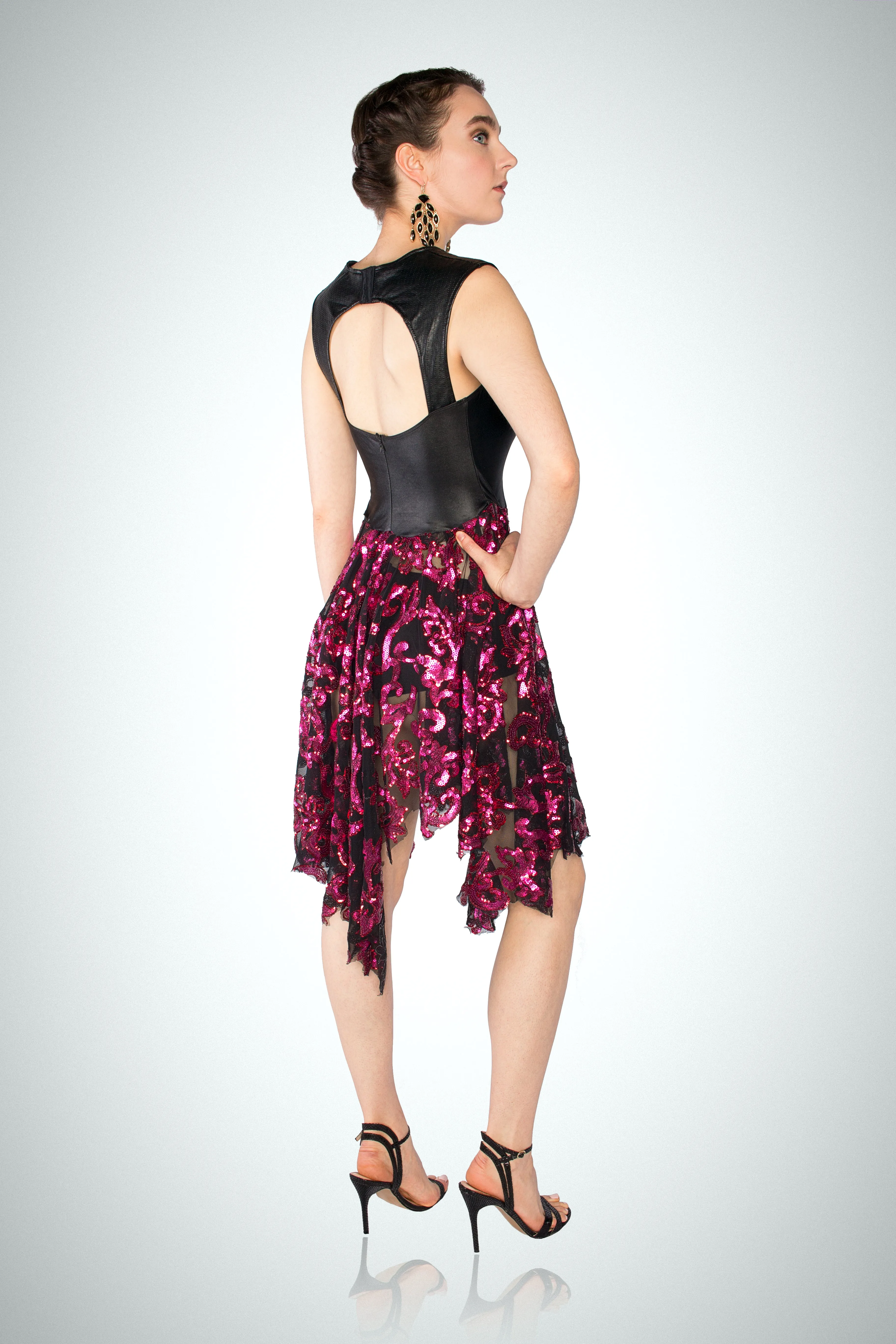 Chic Play Date Shimmer Mini Dress
