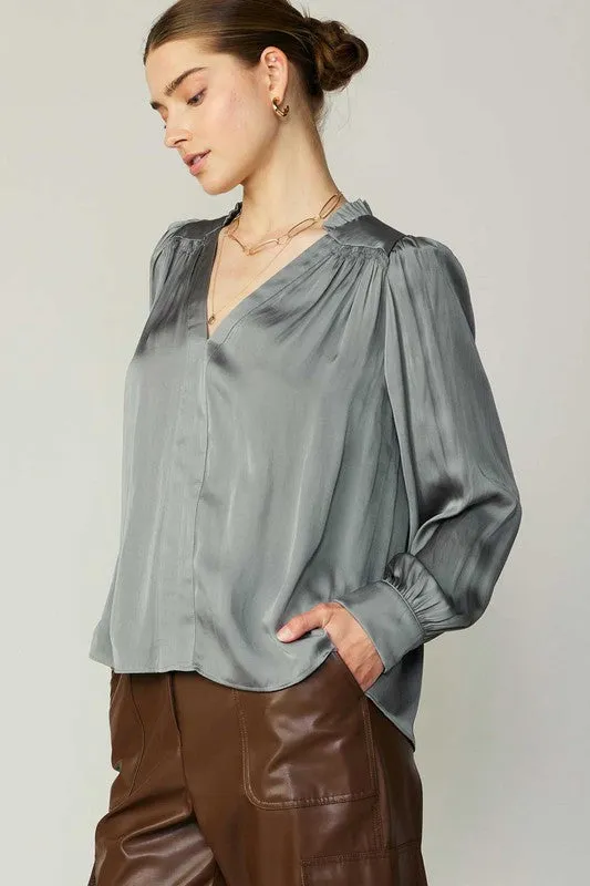 Chloe Satin Blouse