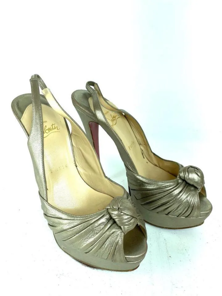 Christian Louboutin Jenny 150 Calf Laminato Nabuck 2Loub629