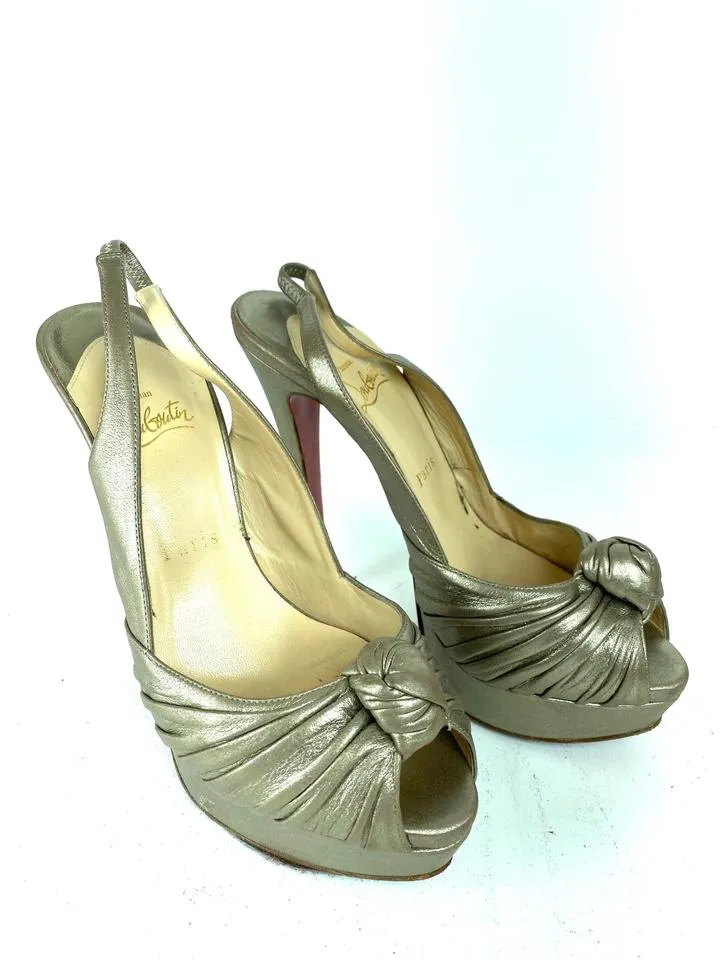 Christian Louboutin Jenny 150 Calf Laminato Nabuck 2Loub629