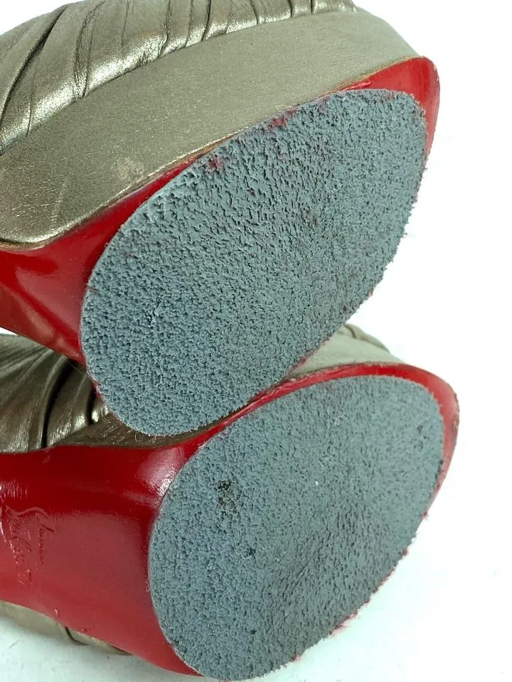 Christian Louboutin Jenny 150 Calf Laminato Nabuck 2Loub629