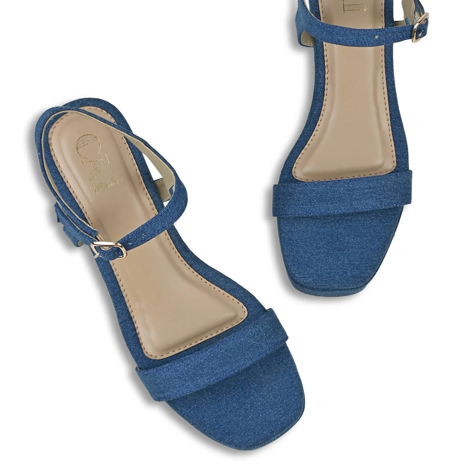Classic Denim Wedges