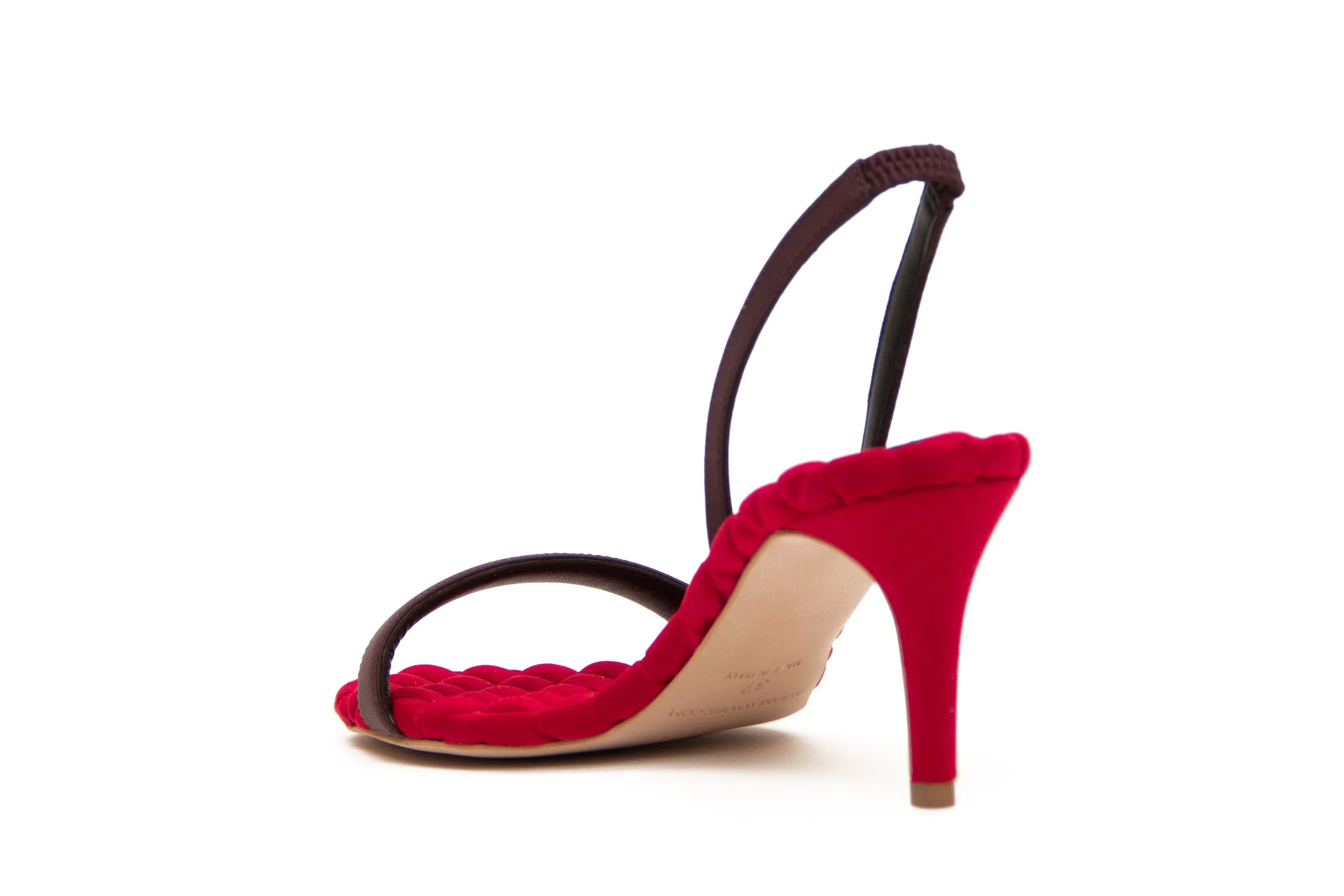 CLAUDIA Bordeaux Satin