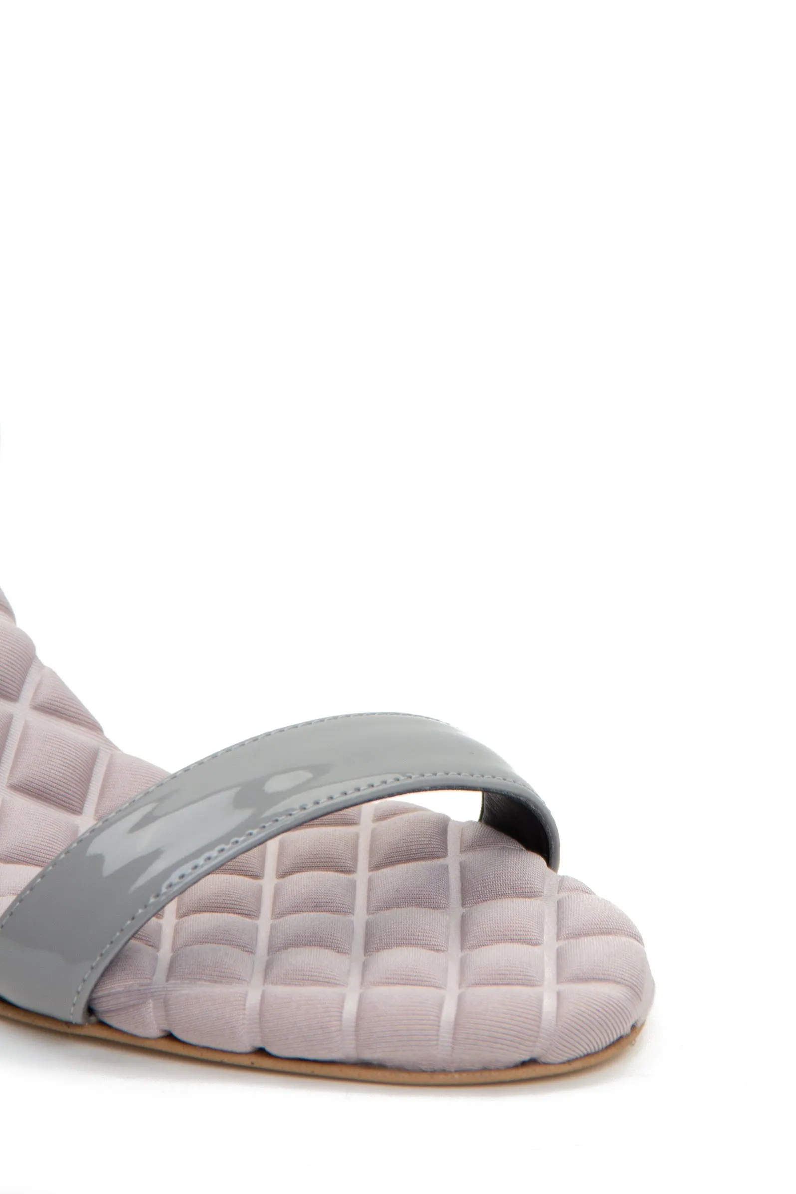 CLAUDIA Grey Patent