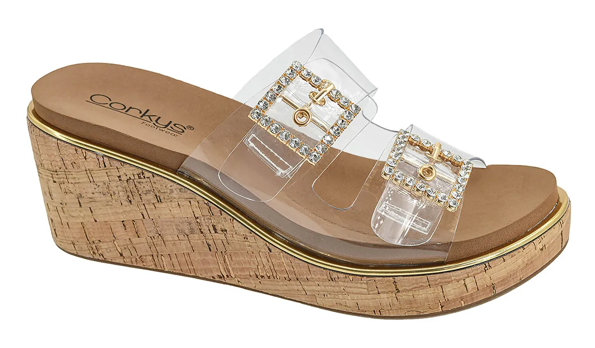 Clear Twinsie Sandal