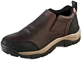 CLMB2052-8-Brown Shoes Casual Slip On Leather