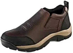 CLMB2052-8-Brown Shoes Casual Slip On Leather