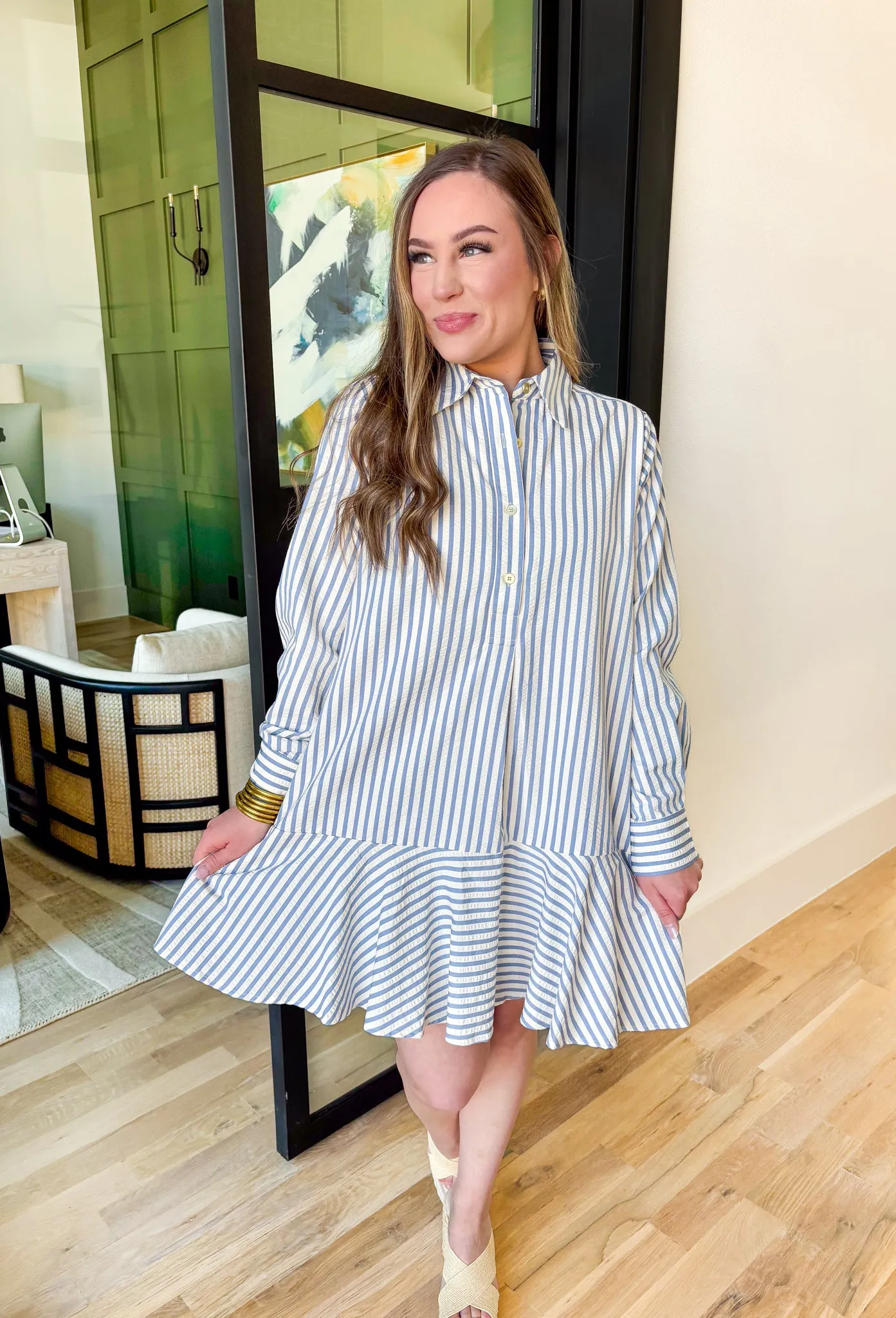 Coastal Breeze Striped Dress