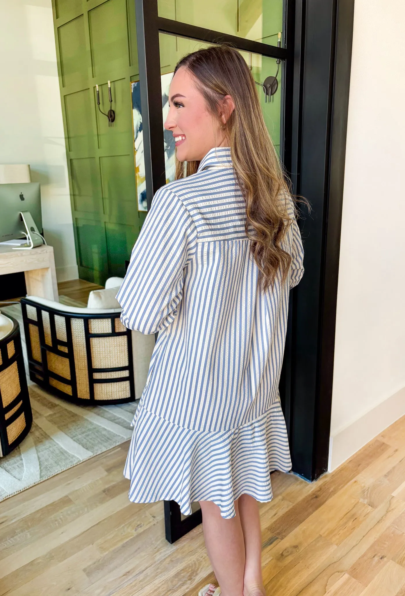 Coastal Breeze Striped Dress
