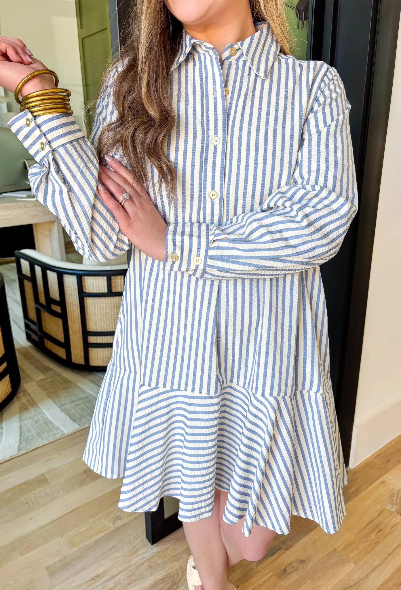 Coastal Breeze Striped Dress