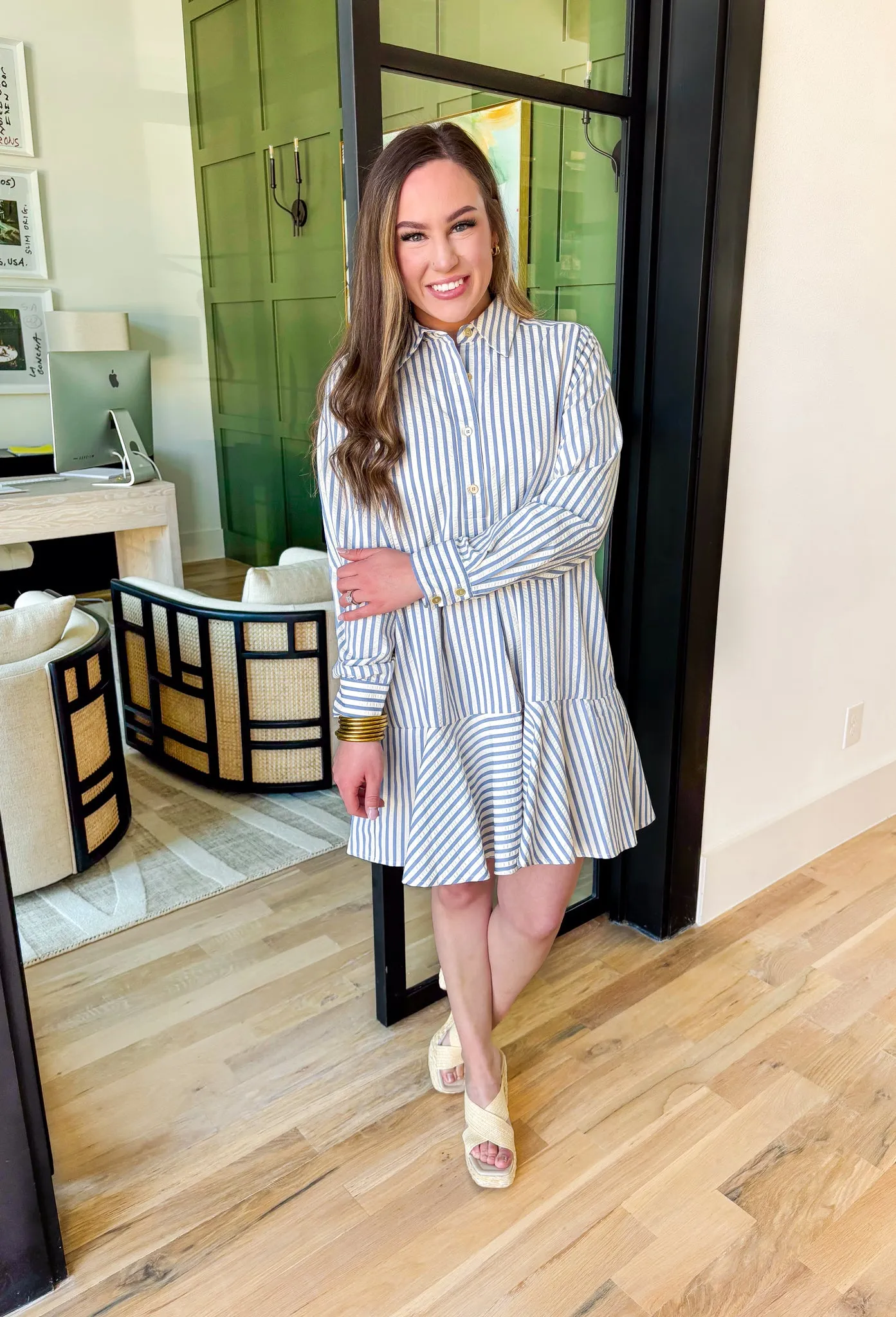 Coastal Breeze Striped Dress
