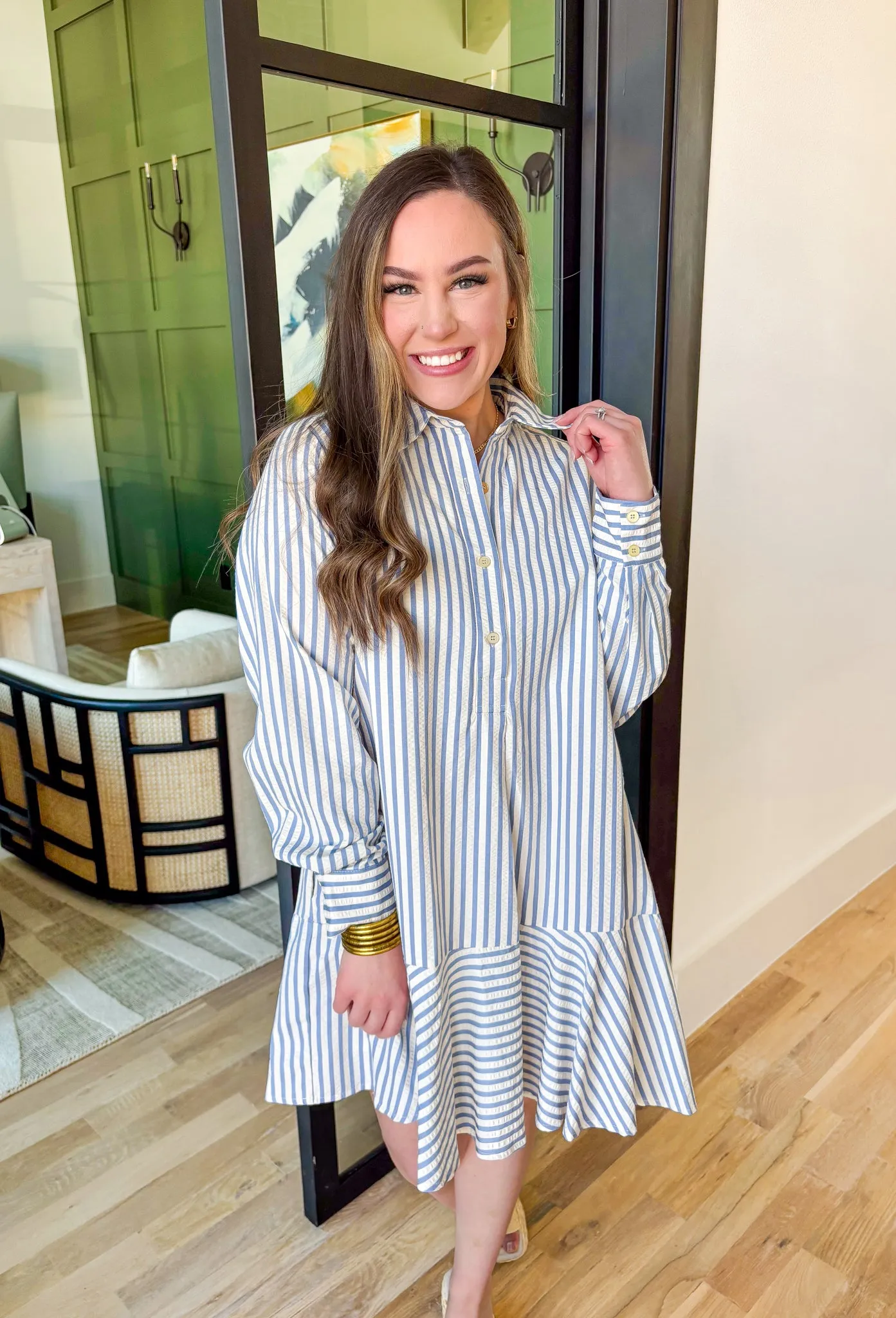 Coastal Breeze Striped Dress