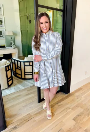 Coastal Breeze Striped Dress