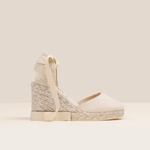 COLIN White Colour Block wedges