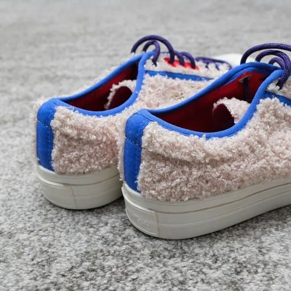 Converse Star Player Ox Retro Sherpa White Swan Men's 10 Skater Sportswear Shoes