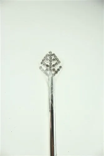 Crystal Rhinestone Scepters, 11-3/4-inch, Spear
