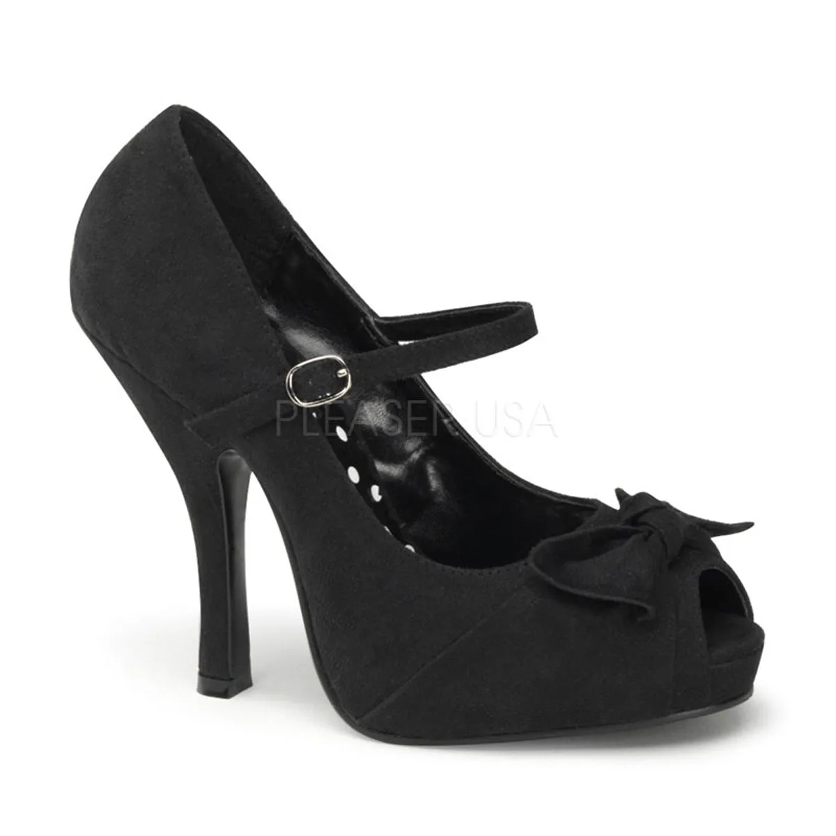 CUTIEPIE-08  Black Sueded Pu