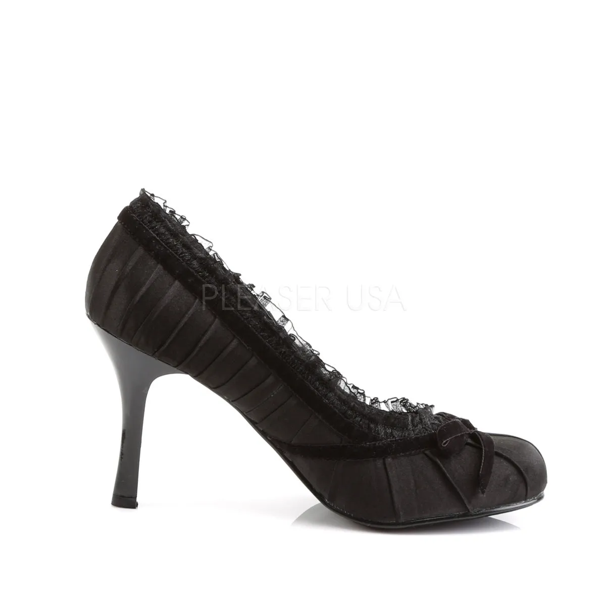 DAINTY-420  Black Satin