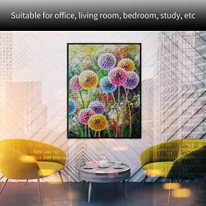 Dandelion 5d Diamond Painting Kits DIY Full Drill Rhinestone Diamond Home Wall Décor