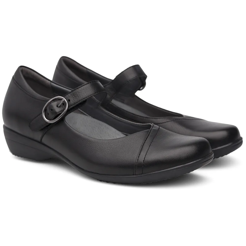 Dansko Fawna Wide Mary Jane Black (Women's)