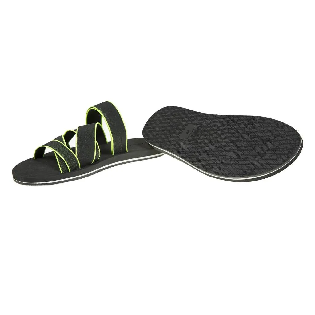 Danward Men's Lemon ElasticatedMulti-Strapped Slide DW2FRMB7 $233 NEW
