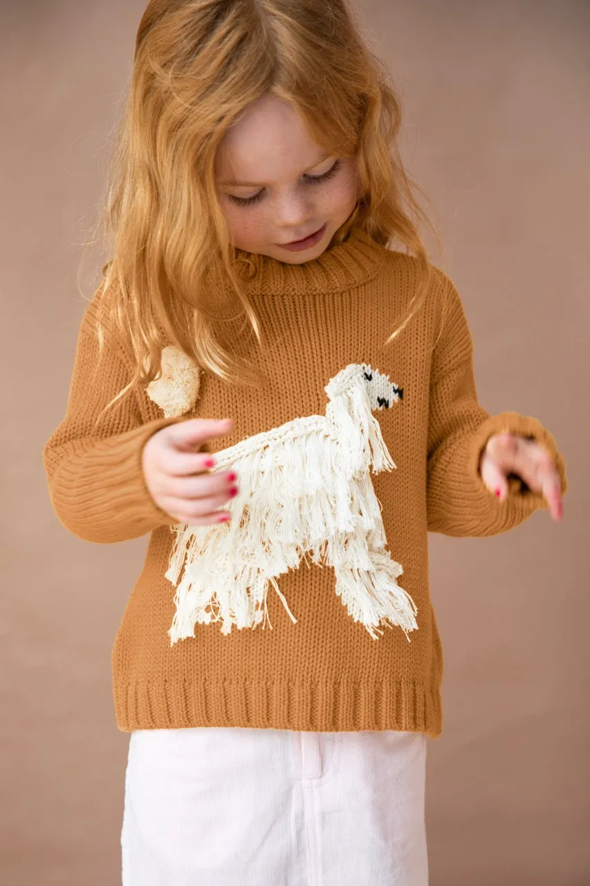 Deborah Hairy Jumper-Mustard Seeds