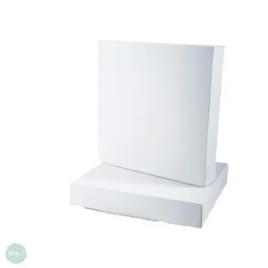DEEP EDGE White Primed Stretched - BLUE ACORN - 16 x 16, 406 x 406 mm - SINGLE