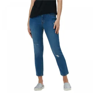 Denim & Co. Petite Plus Studio Classic Denim Ankle Jeans