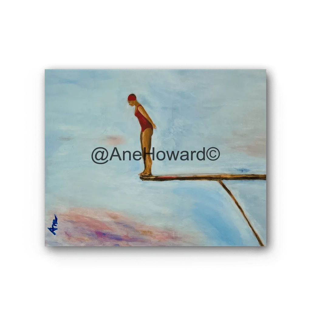Diver 4 Premium Stretched Canvas Prints