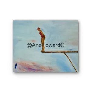 Diver 4 Premium Stretched Canvas Prints