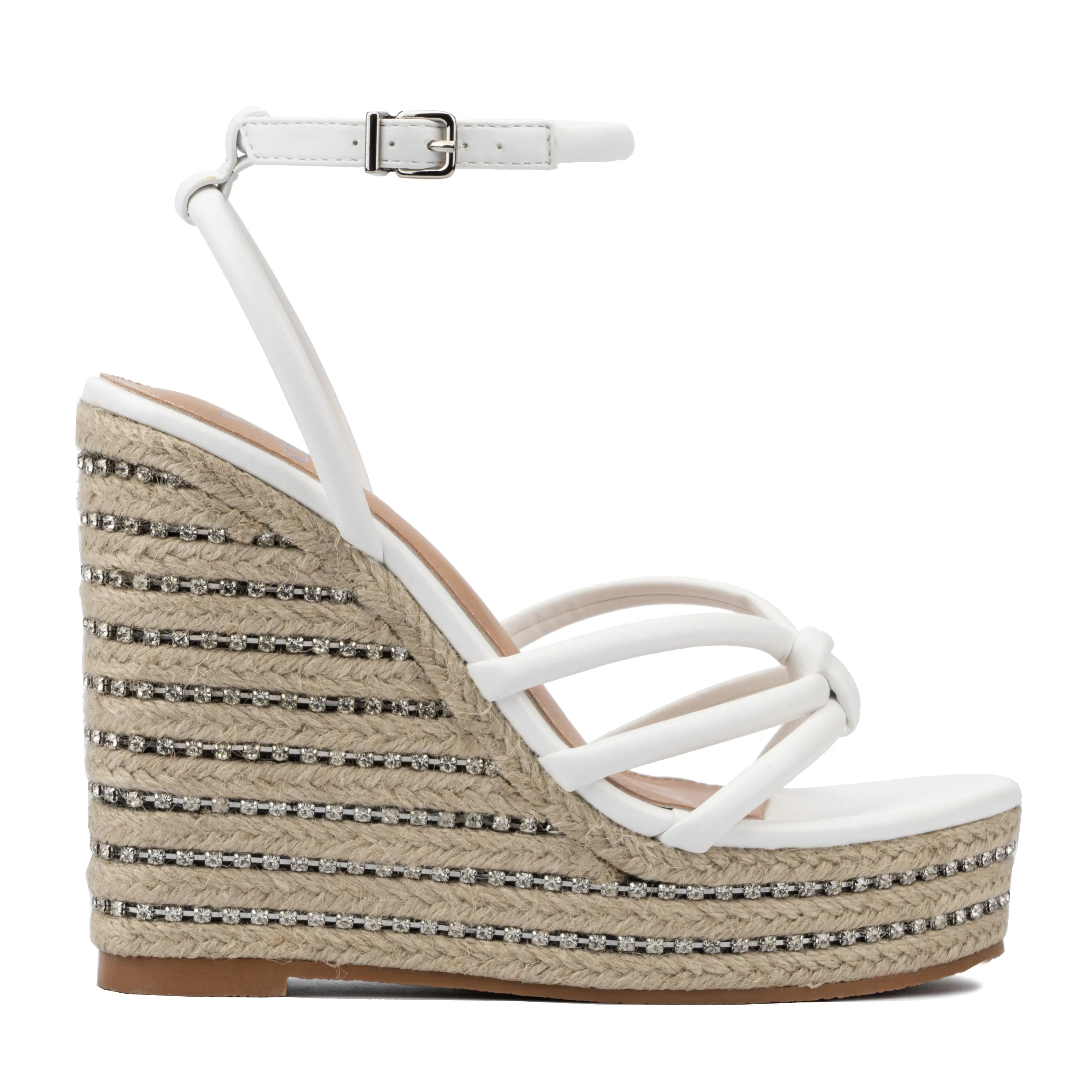Electra Rhinestone Embellished Wedge Heels