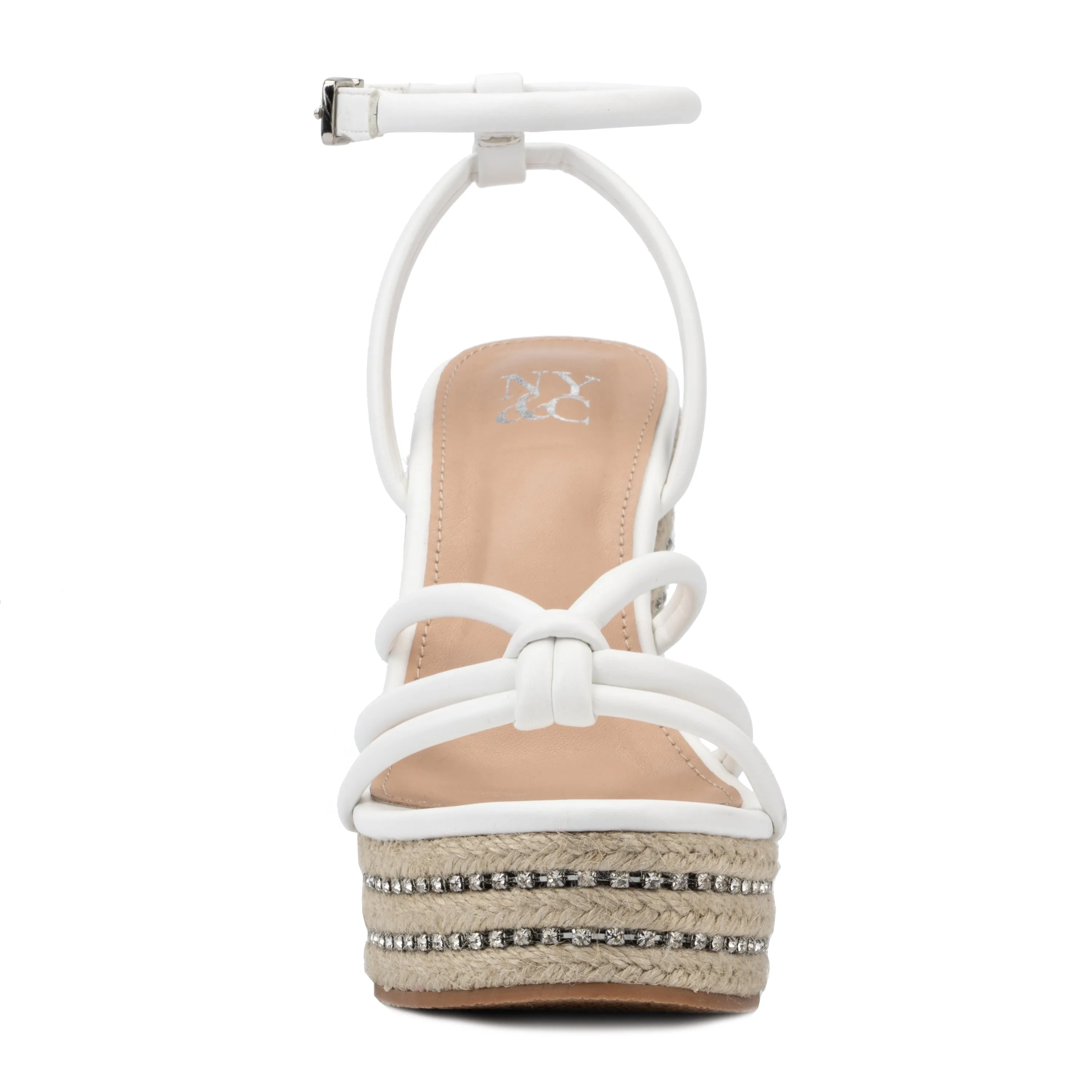 Electra Rhinestone Embellished Wedge Heels