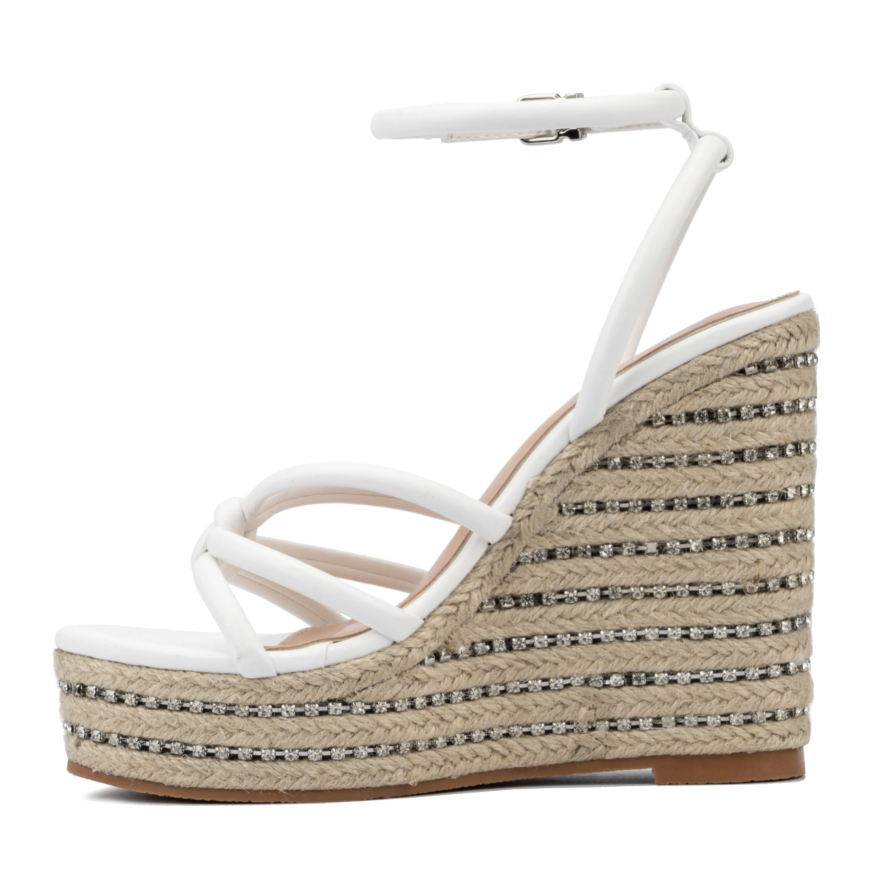 Electra Rhinestone Embellished Wedge Heels