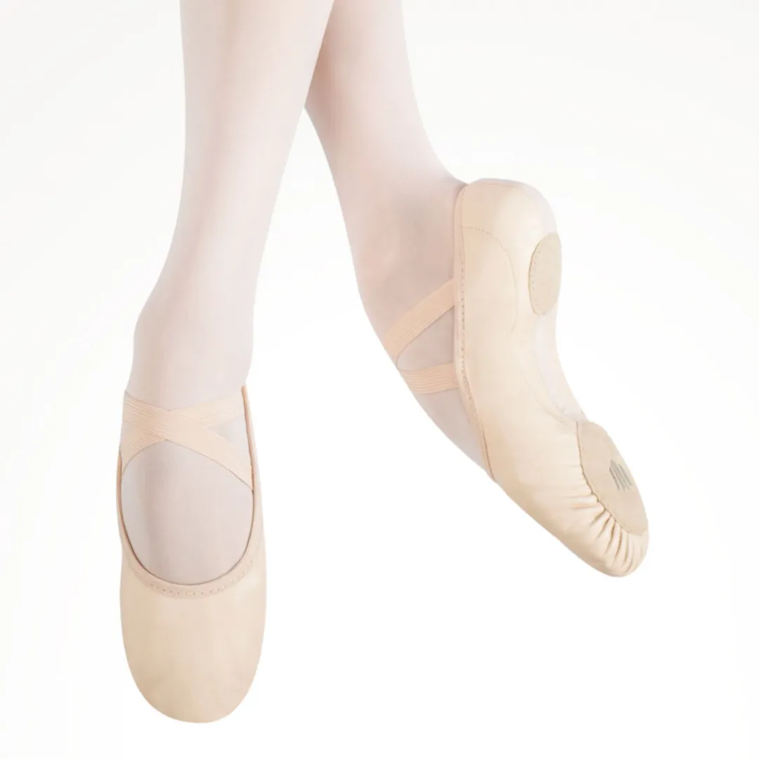 Elemental Leather Hybrid Sole Ballet Shoe Child