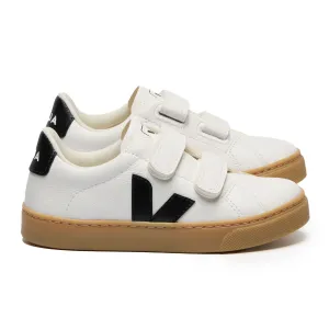 Esplar Extra White Black Natural Velcro Sneaker