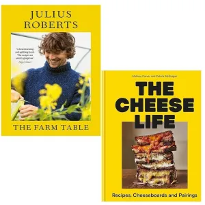 Farm Table Julius Roberts.Cheese Life Mathew Carver,Patrick McGuigan 2 Books Set