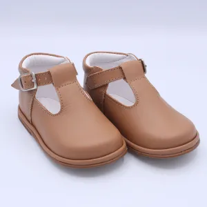 Fernando Tan Leather T Bar Shoes